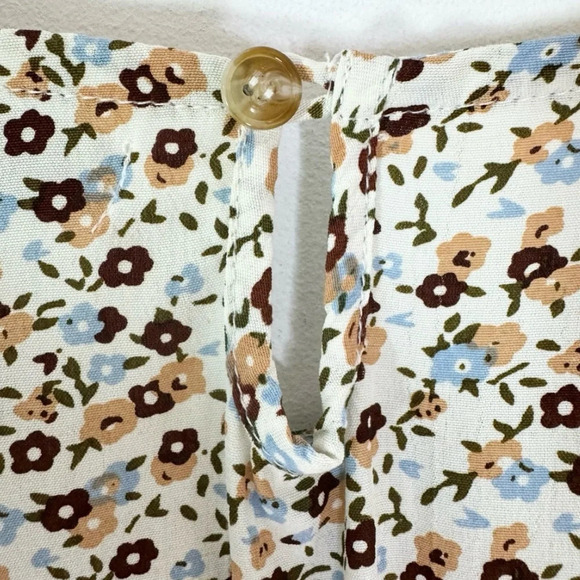 Faithfull The Brand Sidonie Floral Aurelia Cream Floral Mini Dress Size 4 - Picture 8 of 12